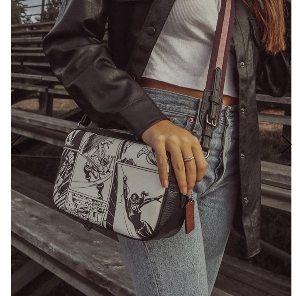 Coach Marvel Jes Crossbody with comic book print